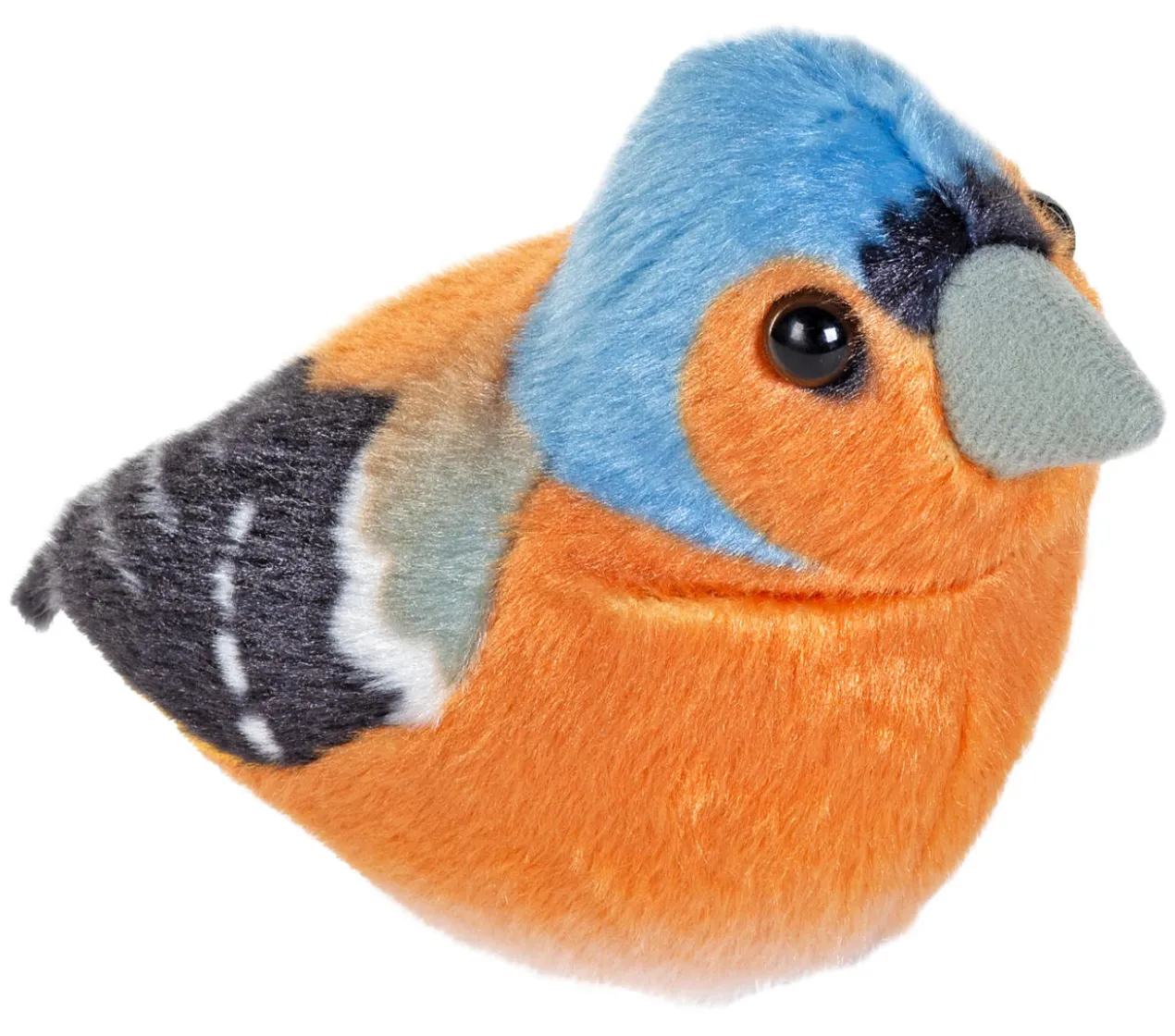Plüschvögel mit Original-Zwitschern