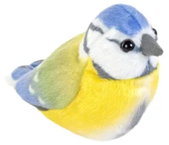 Plüschvögel mit Original-Zwitschern