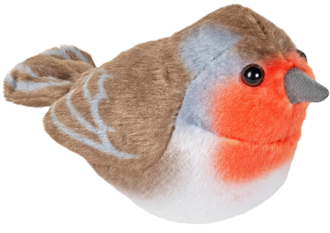 Plüschvögel mit Original-Zwitschern