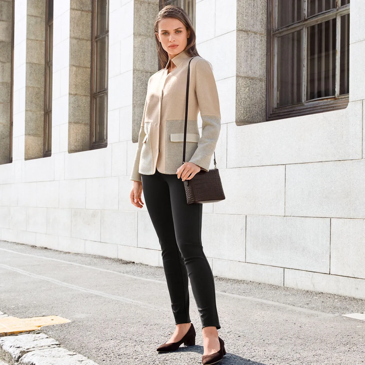 Pourchet Paris Boxy-Bag, Kroko