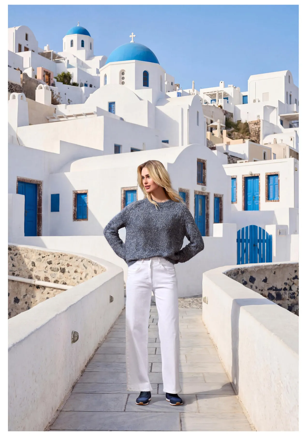 Princess goes Hollywood Denim-Seidenpullover