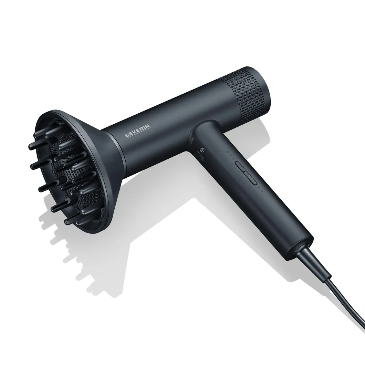 Profi-Haartrockner mit Magnetaufsätzen