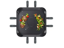 Raclette-Grill mit integriertem Rauchabzug
