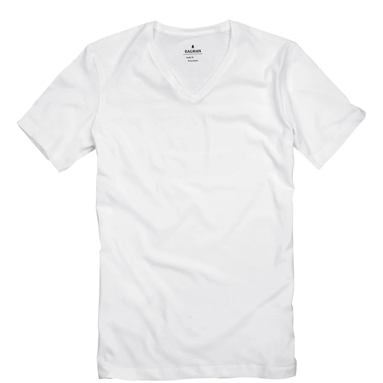Ragman Pima-Cotton-Unterzieh-Shirt, 2er-Set