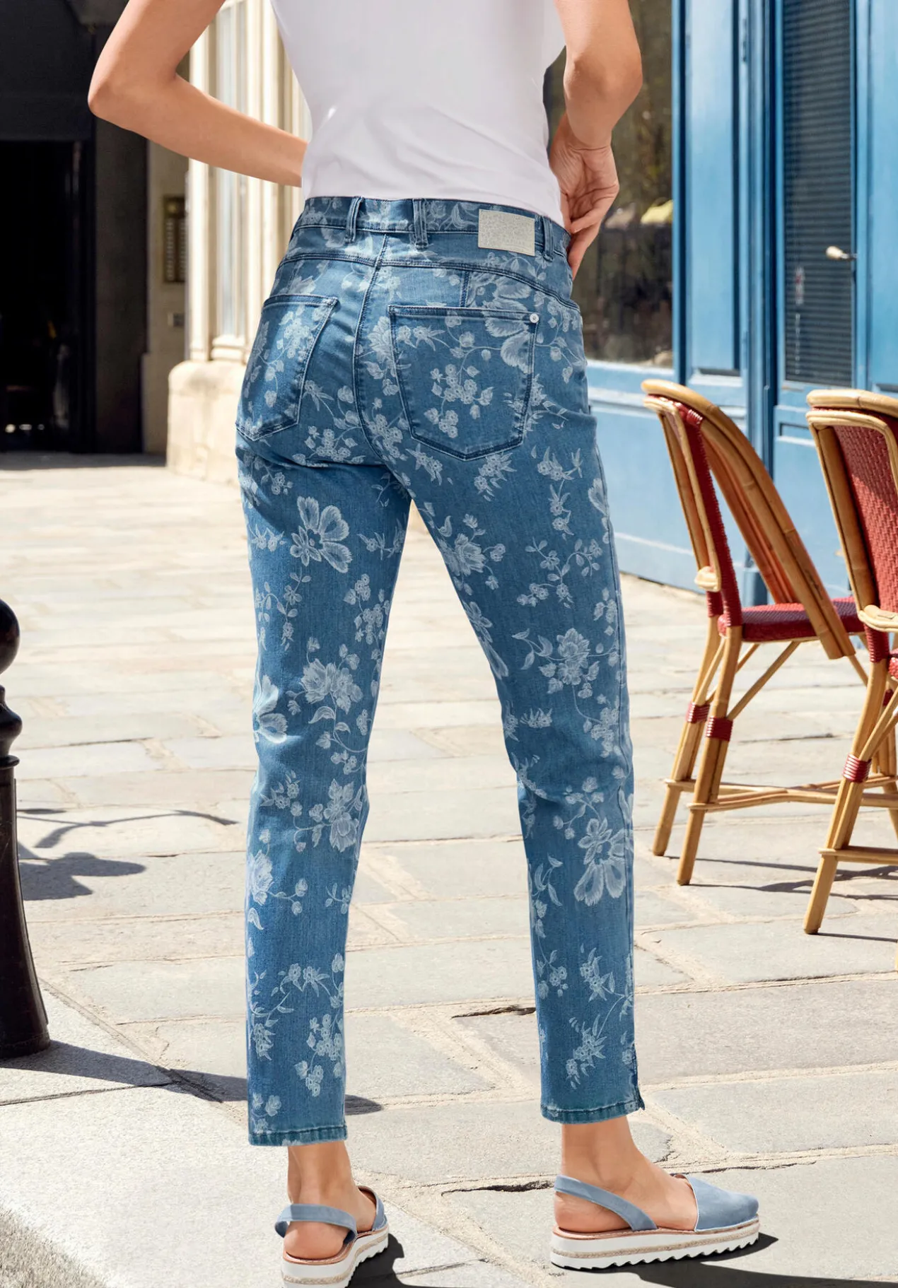 RAPHAELA BY BRAX Zauber-Jeans Flowers