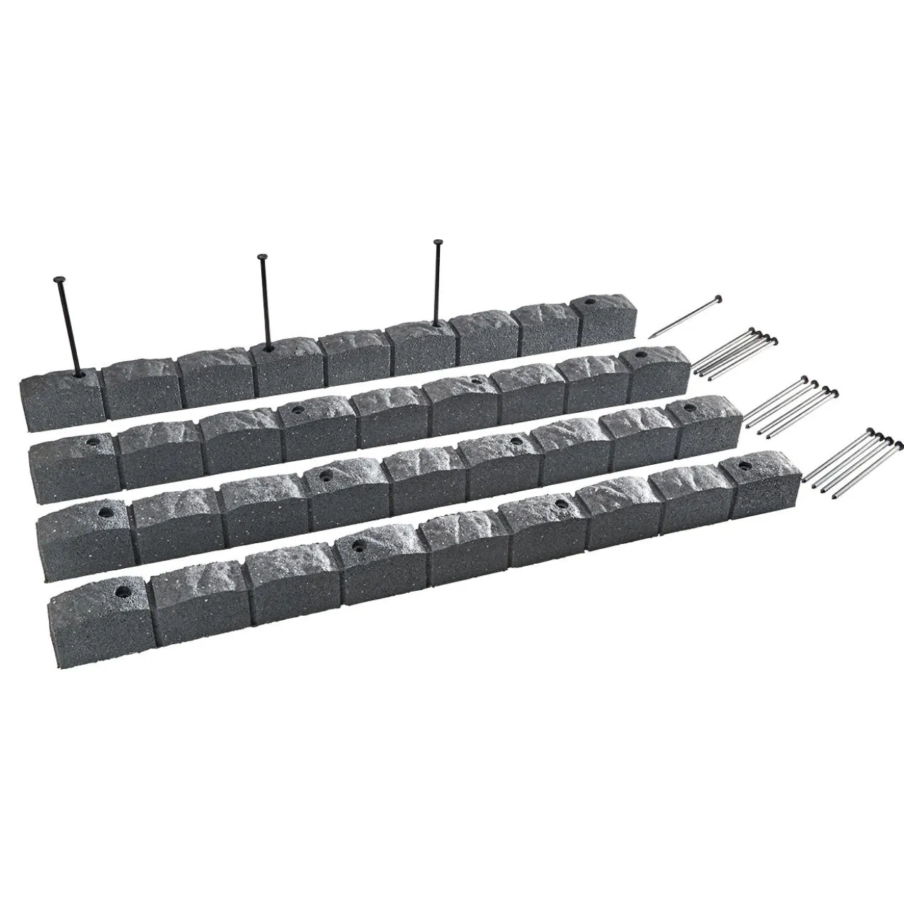 Rasenkante Stone, 4er-Set