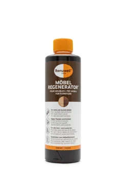 Renuwell Möbel-Regenerator, 500 ml oder Möbelpflege­tücher, 4er-Set