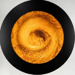 Robert Spillner – Liquid Sculpture Orange-Gold