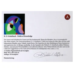 R. O. Schabbach – Fields of Knowledge