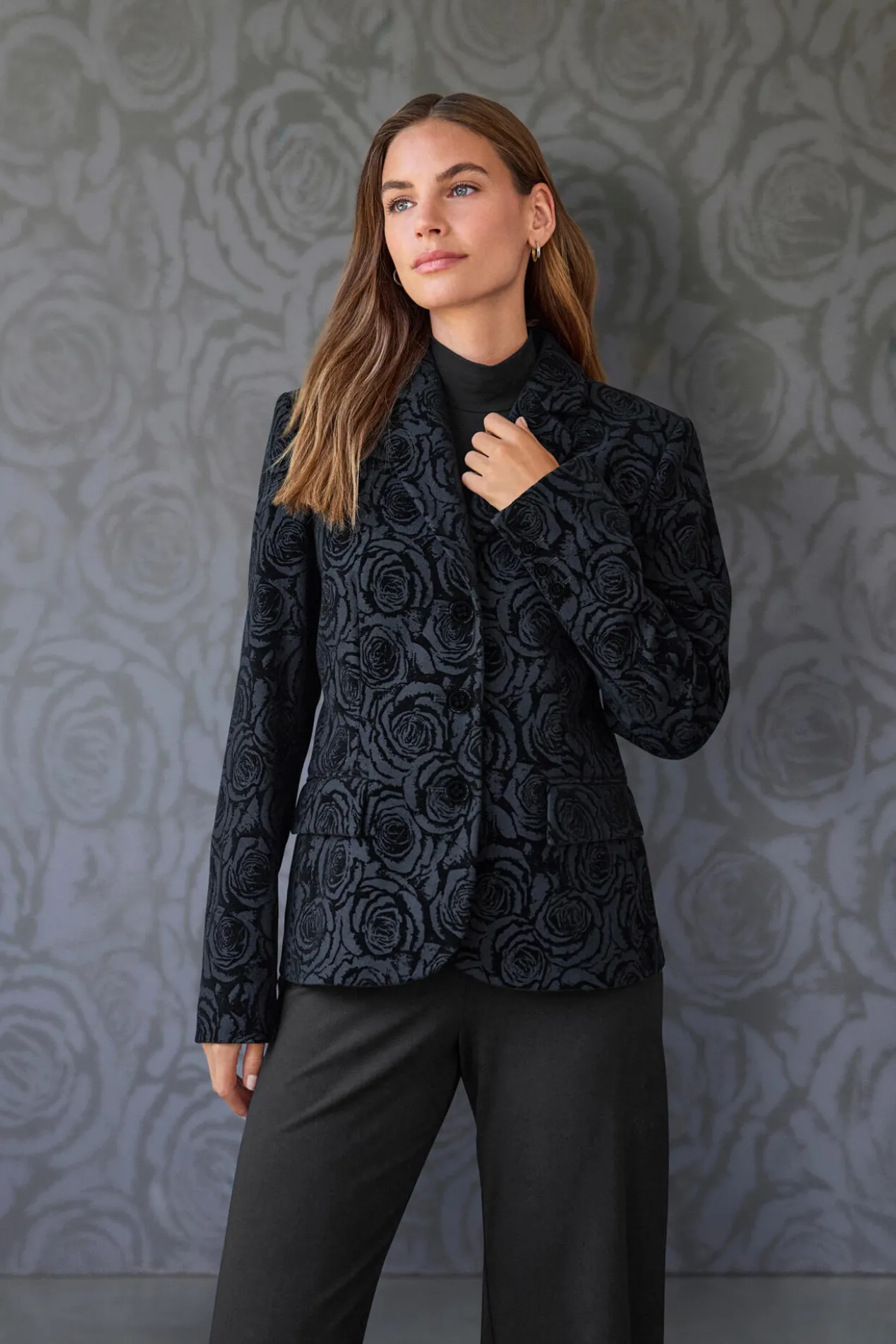Rosen-Flanell-Blazer