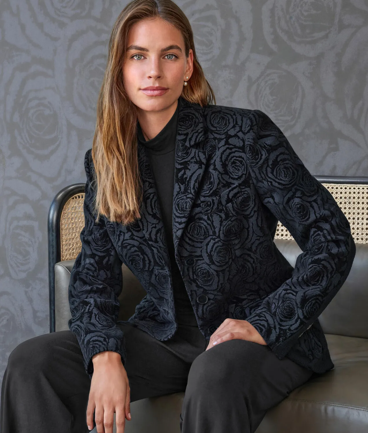 Rosen-Flanell-Blazer