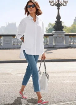 Rossana Diva Basic-Oversize-Bluse
