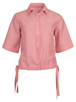 Rossana Diva Seersucker-Boxy-Bluse