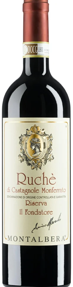 Ruchè di Castagnole Monferrato, DOCG, Riserva Il Fondatore 2023, Montalbera, Italien