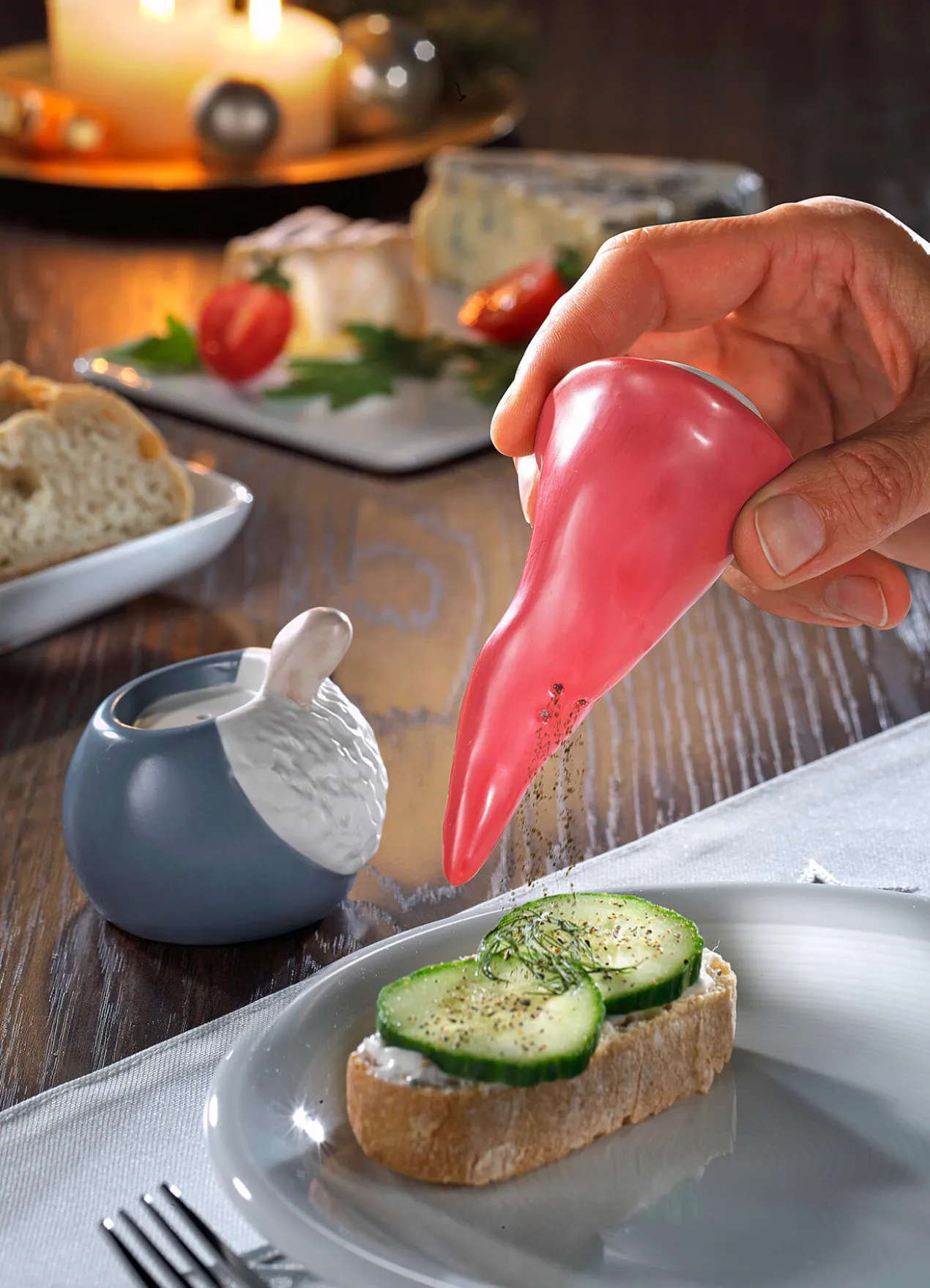 Salz-/Pfefferstreuer Tomte
