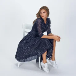 Samantha Sung Tupfen-Kleid
