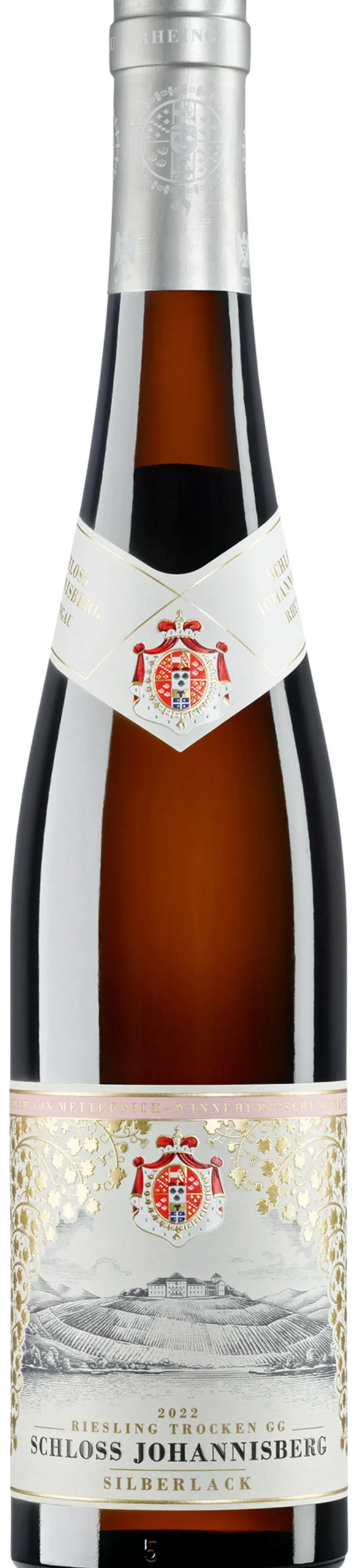 Schloss Johannisberg Riesling Silberlack 2022, Großes Gewächs, Schloss Johannisberg, Rheingau, Deutschland