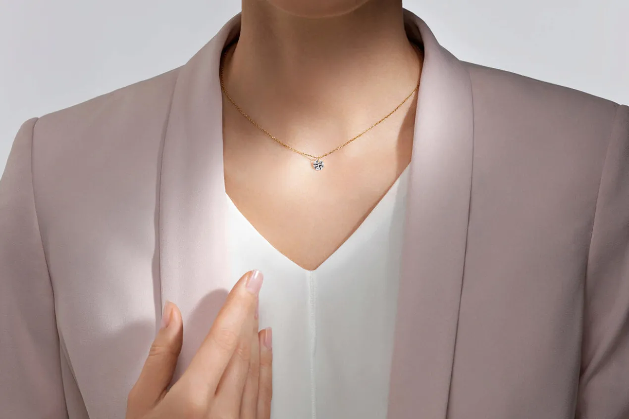 Schwebender Moissanite