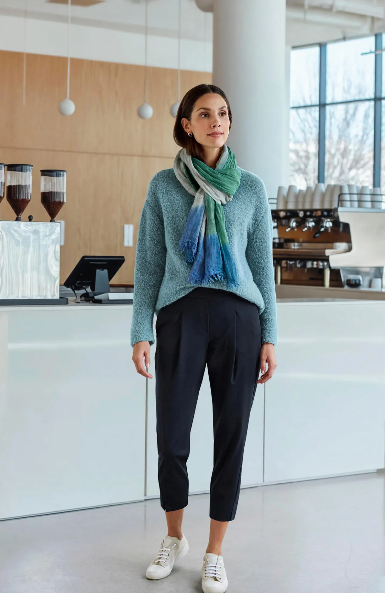 Seiden-Bouclé-Pullover