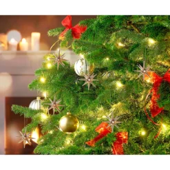 Seiffener Weihnachtssterne, 6er-Set