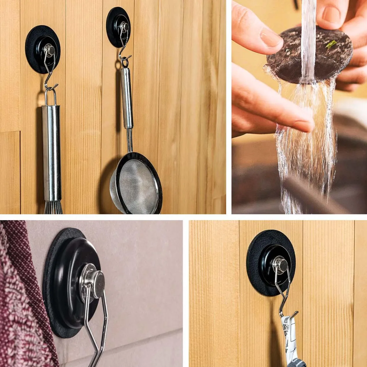 Selbsthaftende Magnethaken