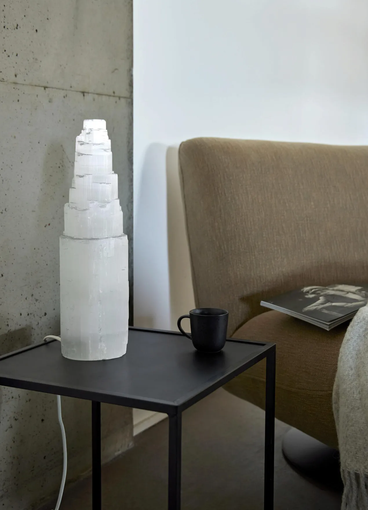 Selenit-Lampe