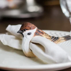 Serviettenringe Vögel, 6er-Set