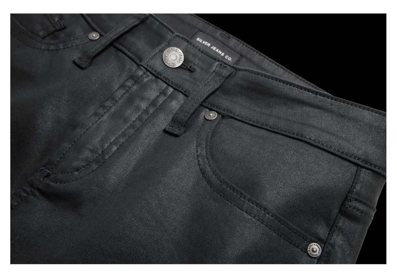 Silver Suki Black-Bootcut-Jeans