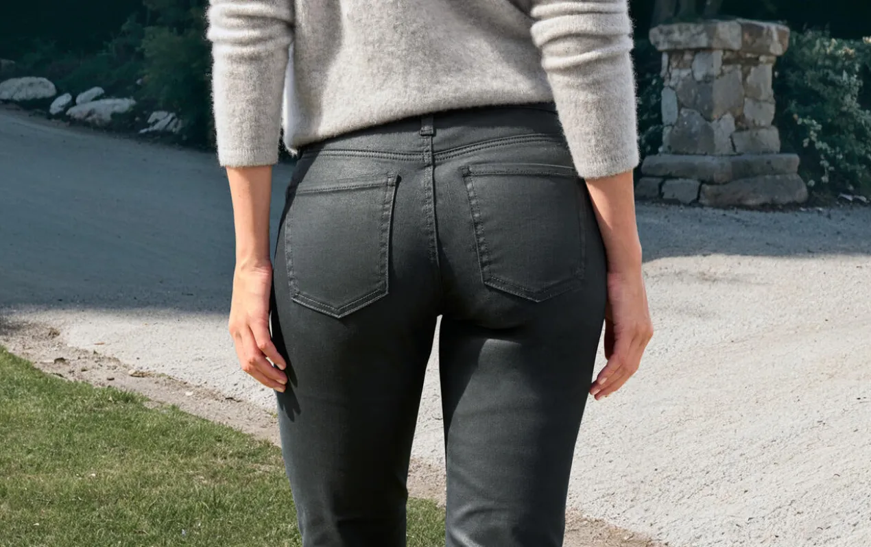 Silver Suki Black-Bootcut-Jeans