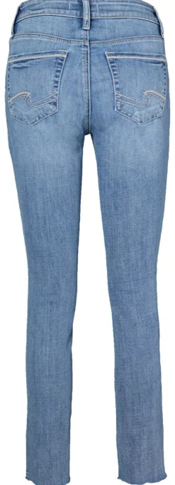 Silver Suki Straight-Jeans
