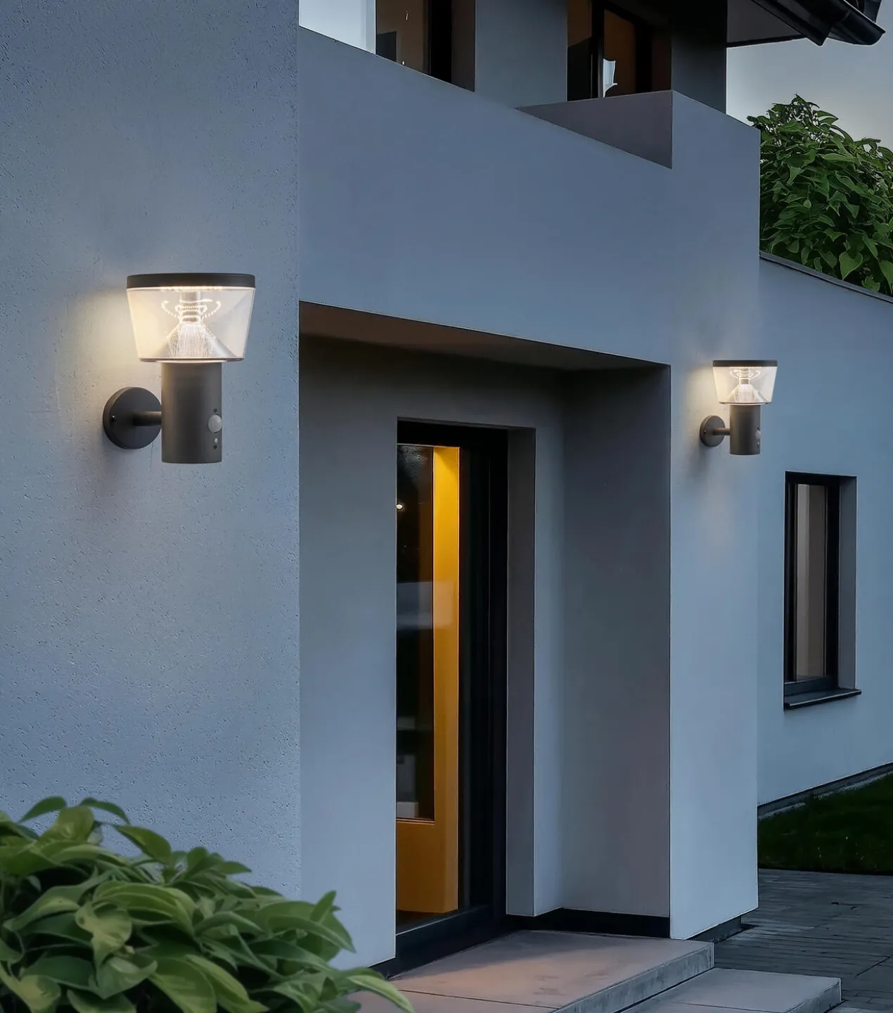 Solar-Boden oder Wandleuchte 600 Lumen