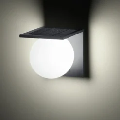 Solar-Kugelwandleuchte