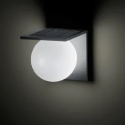 Solar-Kugelwandleuchte