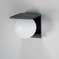 Solar-Kugelwandleuchte