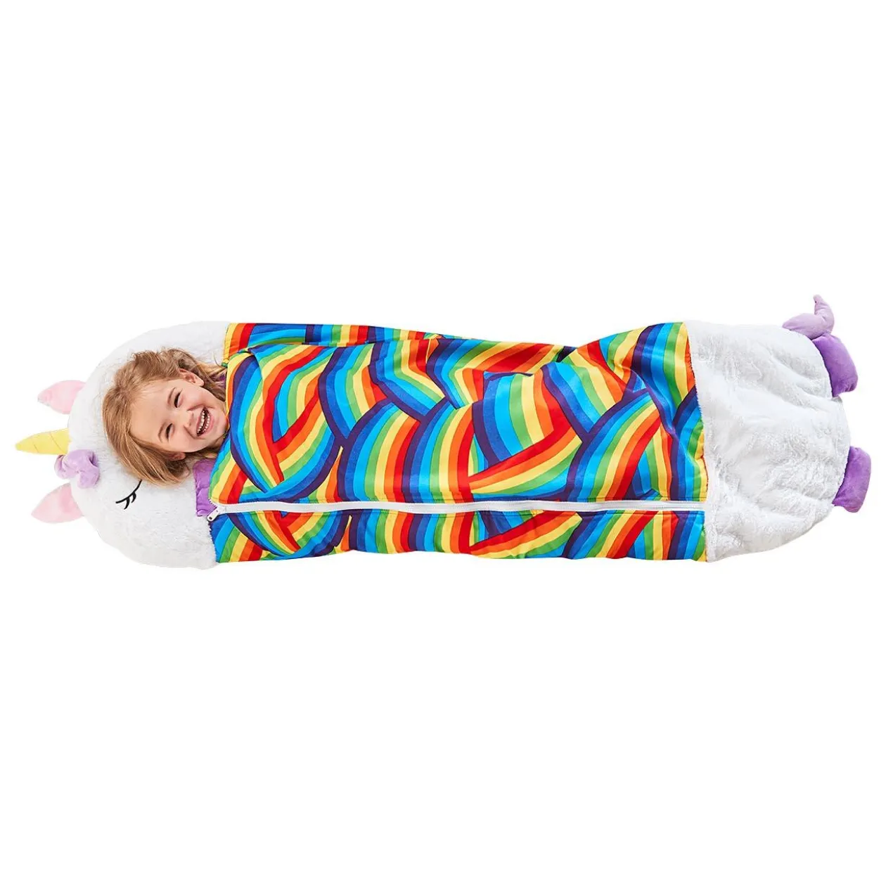 Spiel- und Kuschelschlafsack Einhorn oder Hai