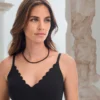 Spinellkette Black & Black
