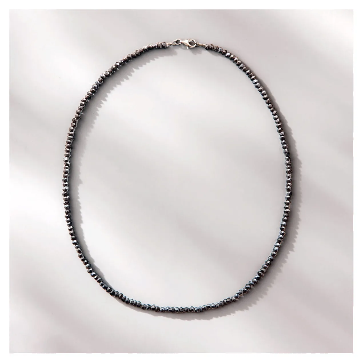Spinellkette Black & Black