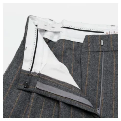 st.Ann Flexible Wide-leg-Nadelstreifenhose