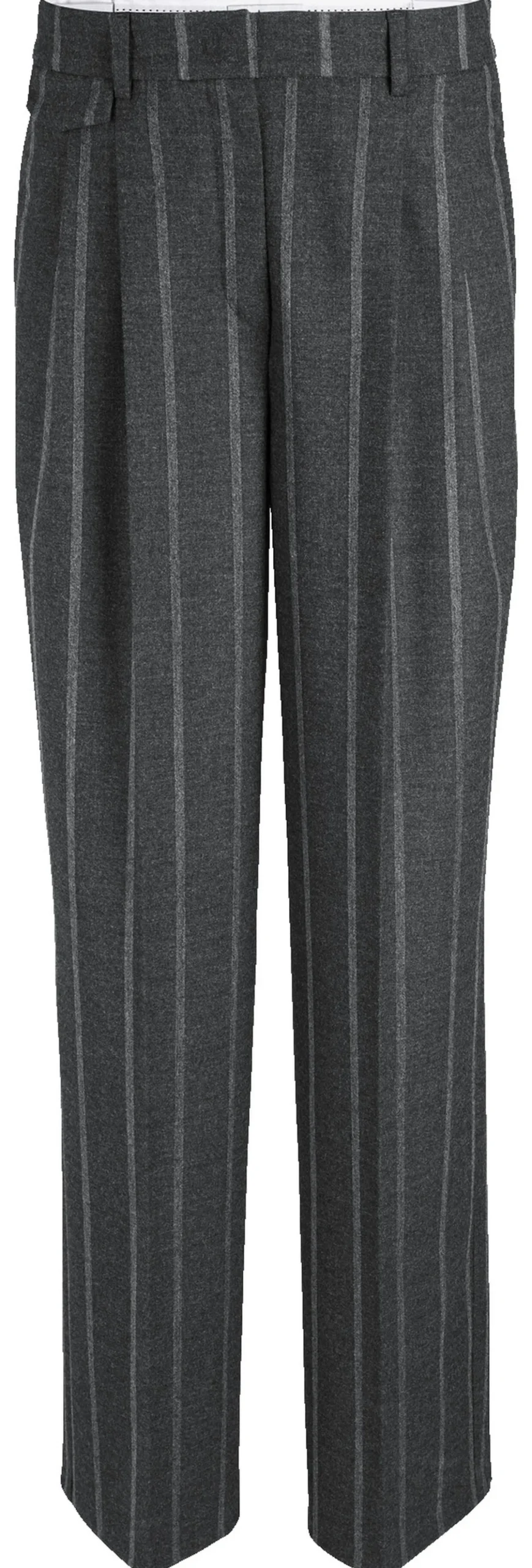 st.Ann Flexible Wide-leg-Nadelstreifenhose