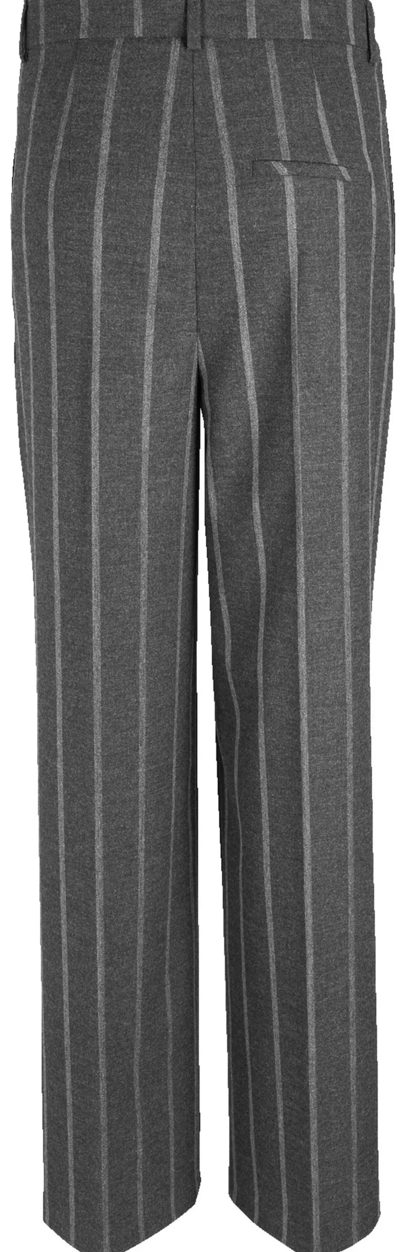 st.Ann Flexible Wide-leg-Nadelstreifenhose