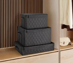 Stapelbox Stepp-Rautenmuster
