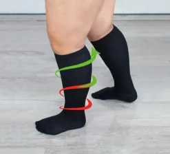 Stütz-Kniestrümpfe XL, 2 Paar