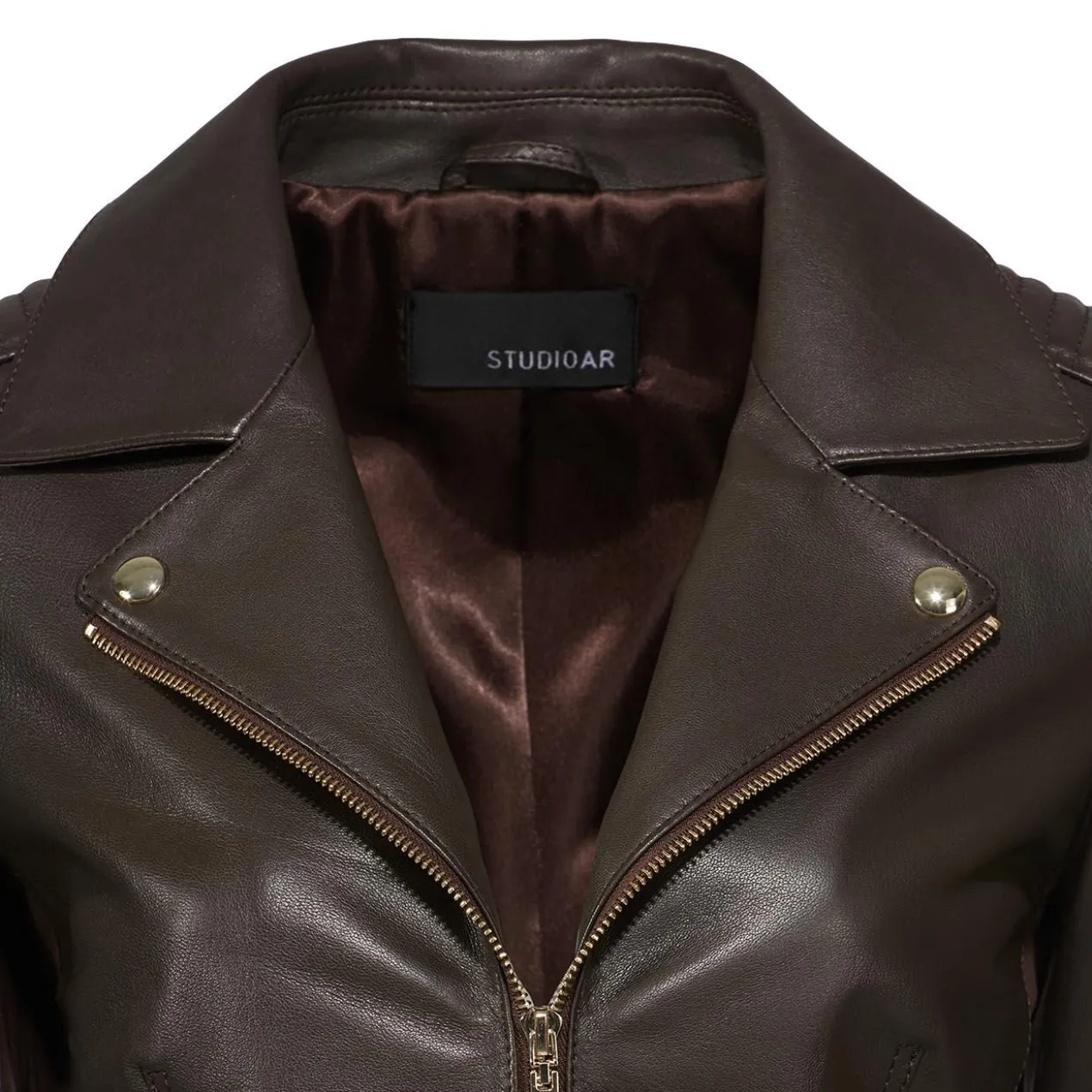Studio AR Biker-Lederjacke