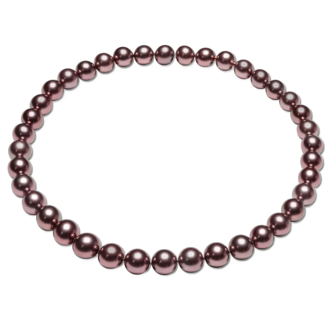 Tahiti-Zuchtperlen-Collier chocolate