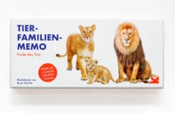 Tierfamilien-Memo-Spiel