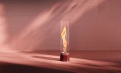 Tischfeuer Flammenwirbel SPIN Air