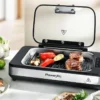 Tischgrill mit integriertem Rauchabzug