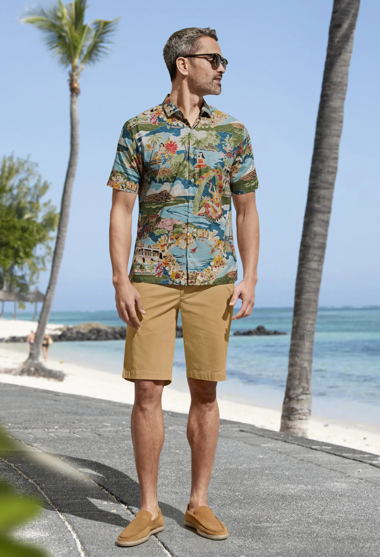 Tori Richard Aloha-Shirt Boat Day