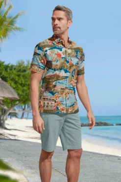 Tori Richard Aloha-Shirt Boat Day
