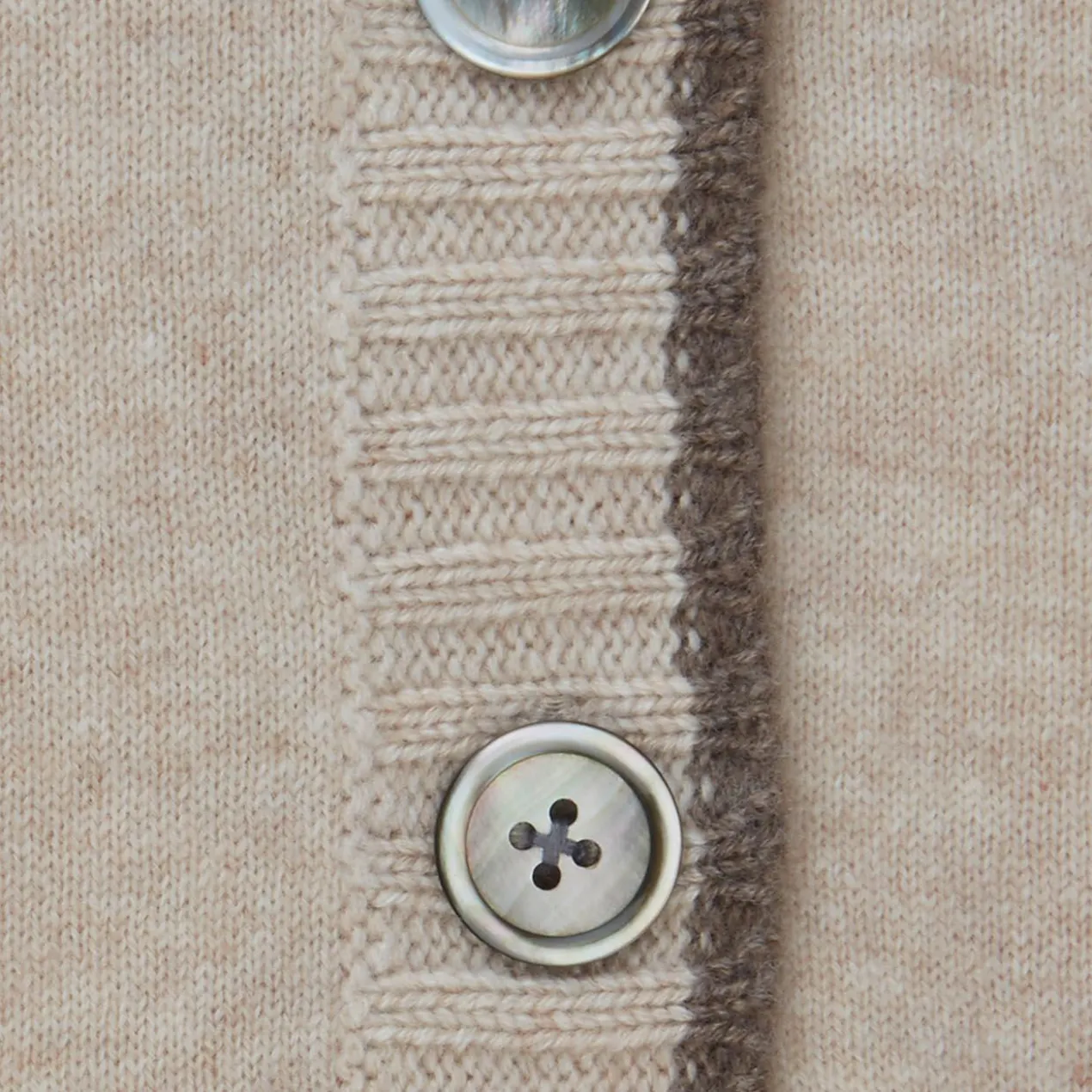 Two-Ply Kaschmir-Cardigan